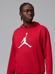 Jordan Red/White Jumpman Fleece Pullover Hoodie - Image 1 of 6