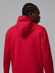 Jordan Red/White Jumpman Fleece Pullover Hoodie - Image 2 of 6
