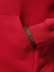 Jordan Red/White Jumpman Fleece Pullover Hoodie - Image 4 of 6