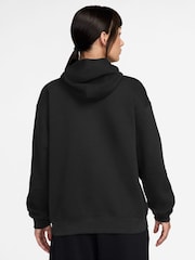Nike Black/Gym Red Jordan Fleece Pullover Hoodie - Image 2 of 3