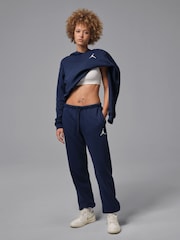 Nike Midnight Navy Jordan Fleece Pullover Hoodie - Image 6 of 6