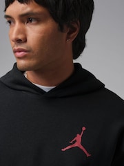 Černá / červená - Jordan Jumpman Fleece Pullover Hoodie - Obrázek 3 z 6