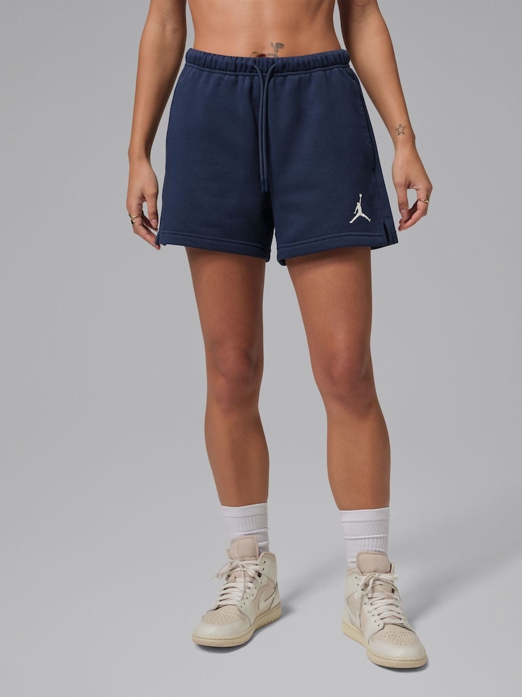 Nike Midnight Navy Jordan Fleece Shorts - Image 1 of 5