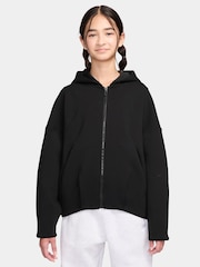 Nike Black Therma-FIT Knit Full-Zip Hoodie - Image 1 of 4