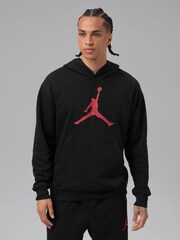 Jordan Black/Red Jumpman Fleece Pullover Hoodie - Image 1 of 6