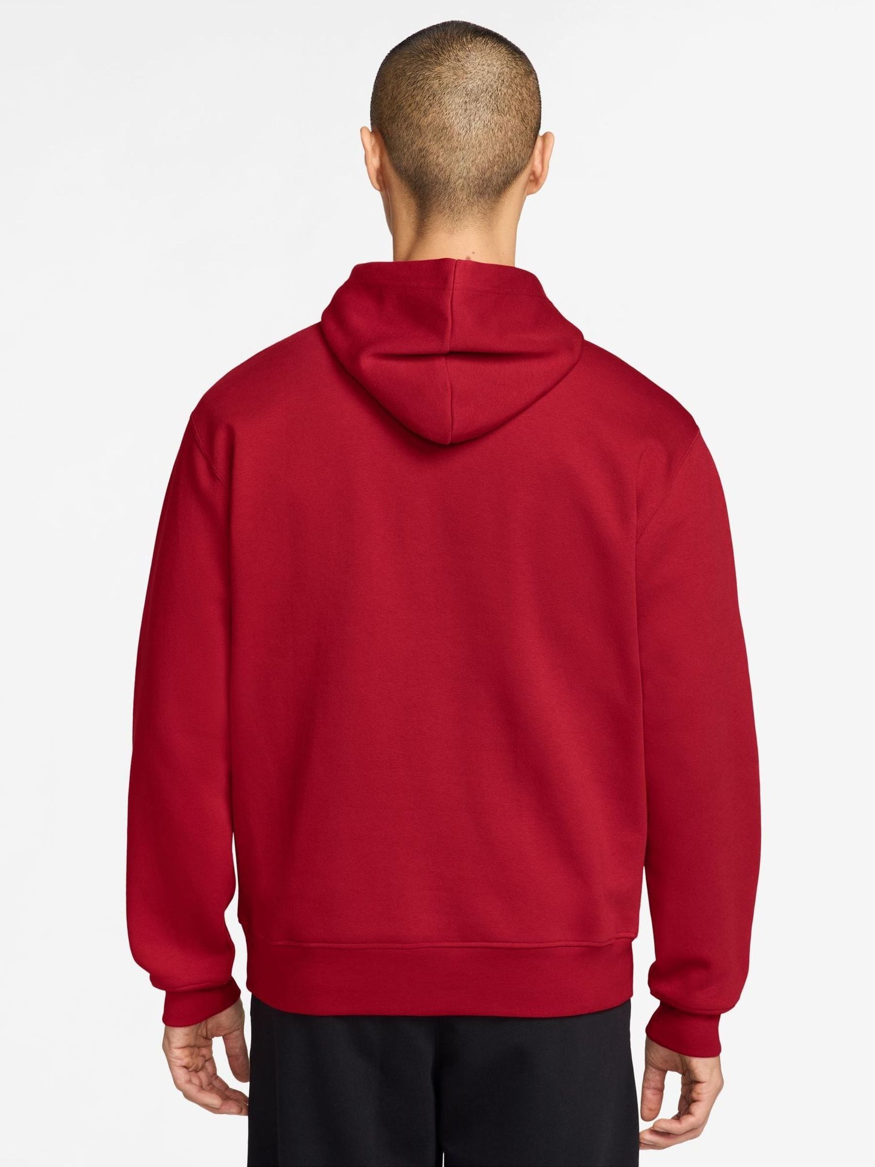 jordan hoodie red and white