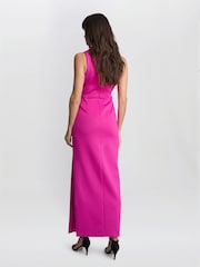 Gina Bacconi Pink Sienna Maxi Dress With Bow Detail - Image 2 of 6