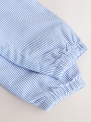 Blue Striped Strawberry Pocket - Baby Hooded Jacket (0mths-2yrs) - Imaginea 5 din 7