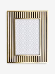 Hollis Ribbed Metal Photo Frame - Imaginea 4 din 7