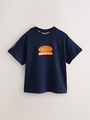 Blanco/azul/azul marino - Pack de 3 camisetas con estampado gráfico de Baker by Ted Baker - Imagen 3 de 9