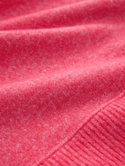 Bright Pink Knitted Short Sleeve Jumper With Wool - Image 6 of 6