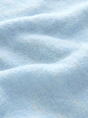 Light Blue Sheer Knitted Short Sleeve T-Shirt - Image 7 of 7