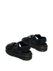Dr. Martens Black ZebZag Suede Sandals - Image 4 of 8