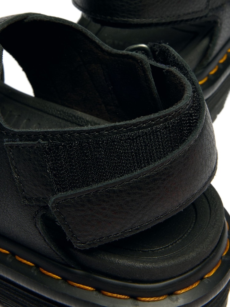 Dr. Martens Black ZebZag Suede Sandals - Image 8 of 8