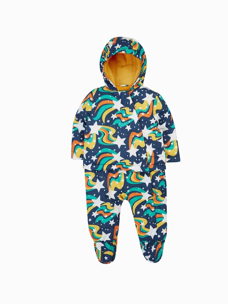 Frugi Blue 2-in-1 Rambler Pram Suit to Coat - Image 1 of 5