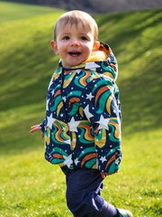 Frugi Blue 2-in-1 Rambler Pram Suit to Coat - Image 5 of 5