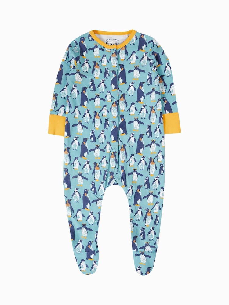 Frugi Lovely Christmas Sleepsuit - Image 1 of 3 Frugi Lovely Christmas Sleepsuit - Image 1 of 3