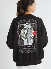 Skinnydip Black Disney The Nightmare Before Christmas Lovers Sweatshirt - Image 5 of 5