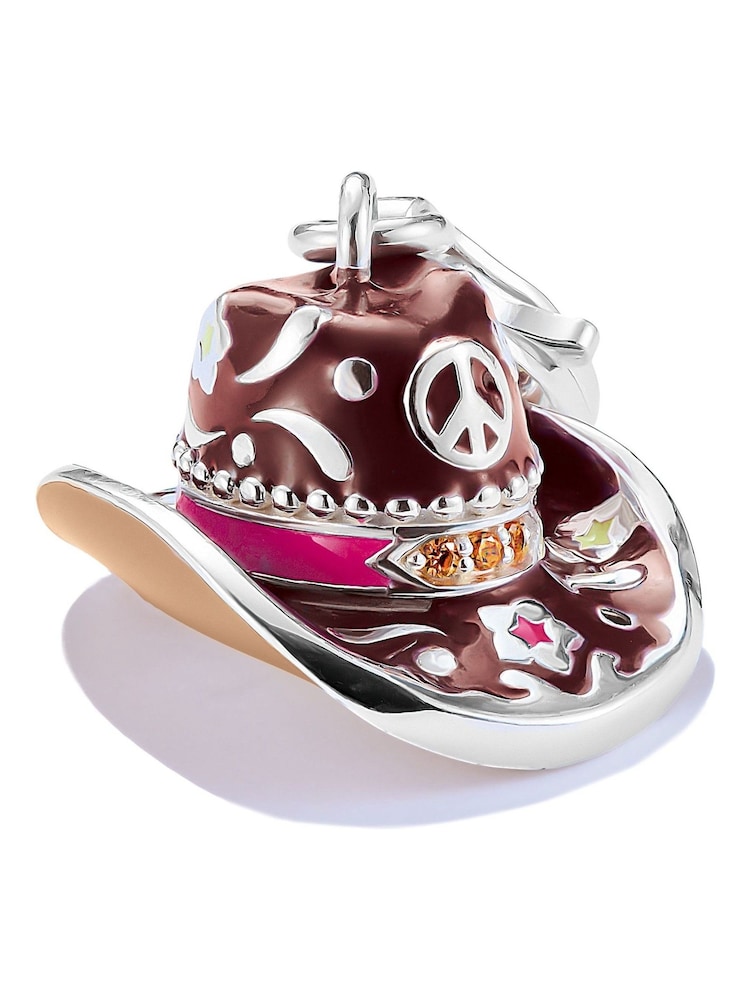 Thomas Sabo Silver Tone Girl Cowboy Charm - Image 1 of 1 Thomas Sabo Silver Tone Girl Cowboy Charm - Image 1 of 1