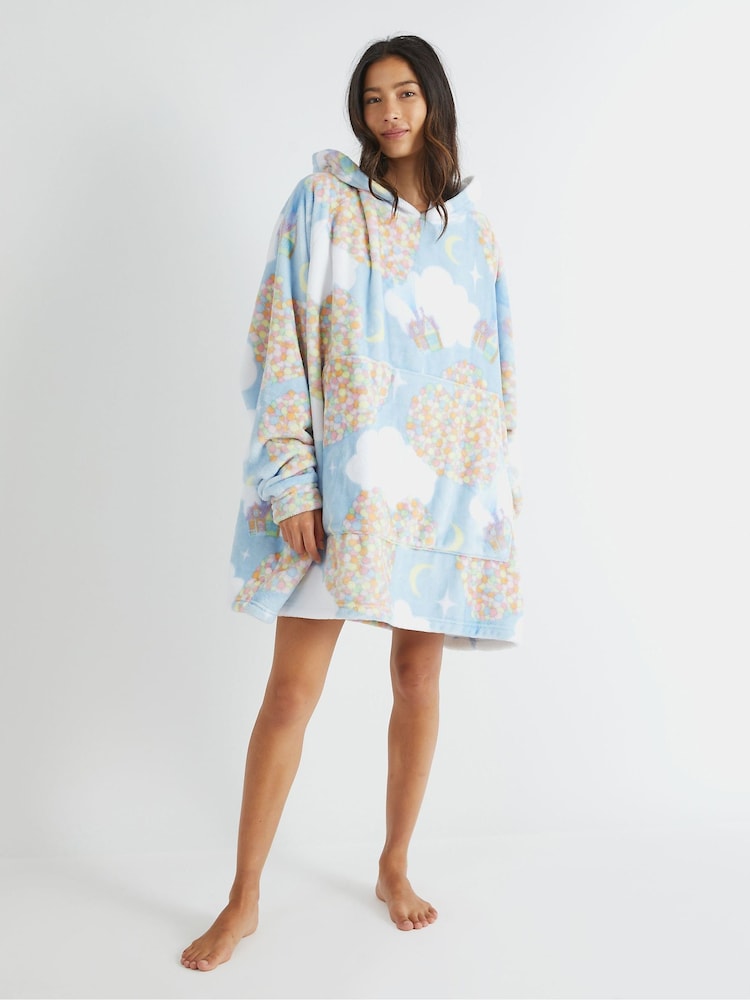 Skinnydip Blue Disney Up! Blanket Hoodie - Image 1 of 5 Skinnydip Blue Disney Up! Blanket Hoodie - Image 1 of 5