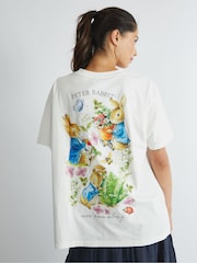 Skinnydip White Peter Rabbit x Poster T-Shirt - Image 2 of 4