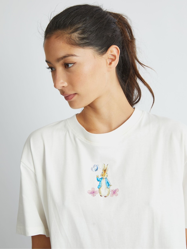 Skinnydip White Peter Rabbit x Poster T-Shirt - Image 4 of 4 Skinnydip White Peter Rabbit x Poster T-Shirt - Image 4 of 4