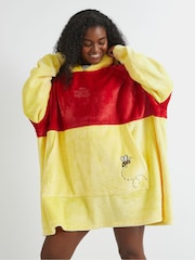 Skinnydip Yellow Disney Winnie The Pooh Blanket Hoodie - Image 1 of 5
