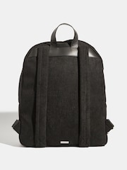 Skinnydip Black Ditsy Flower Print Embroidered Backpack - Image 2 of 5