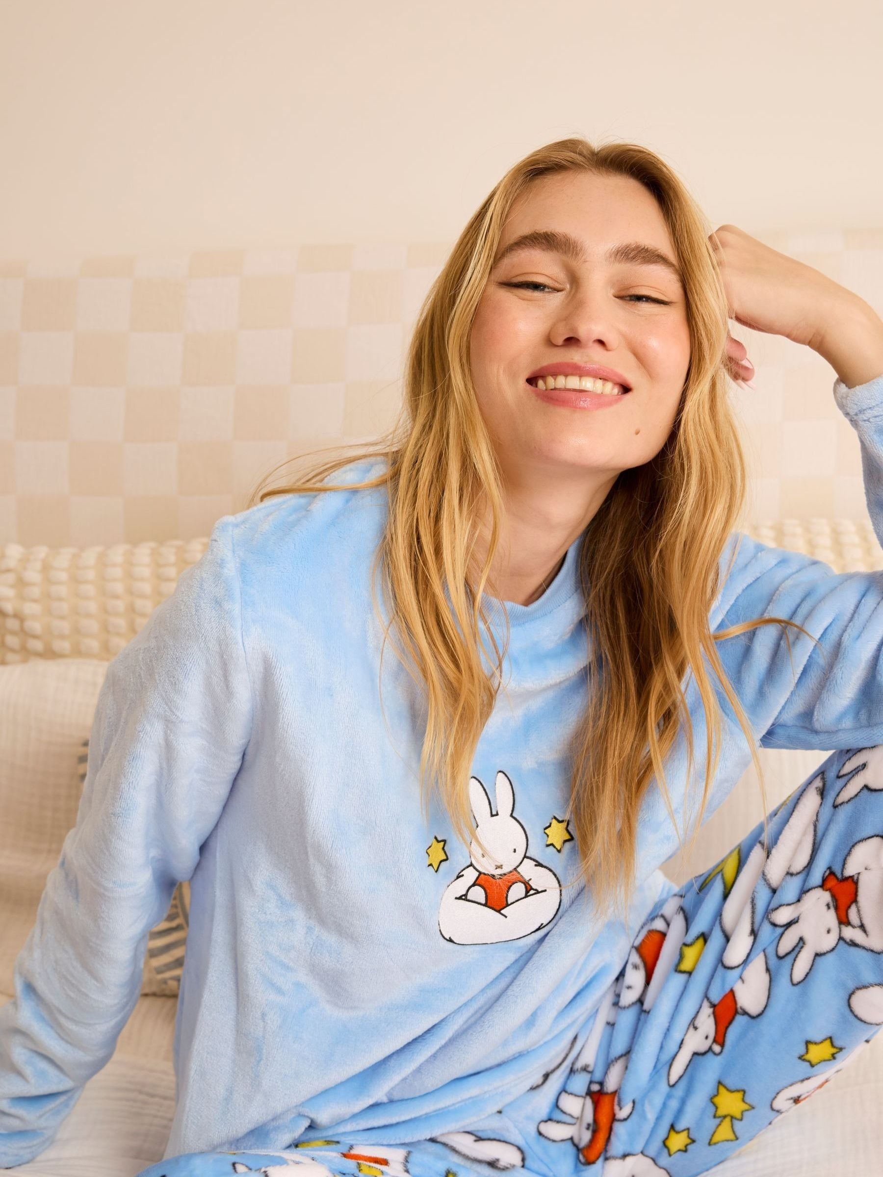Buy Skinnydip Blue Miffy x Skinnydip Cloud Fleece Pyjamas Set from