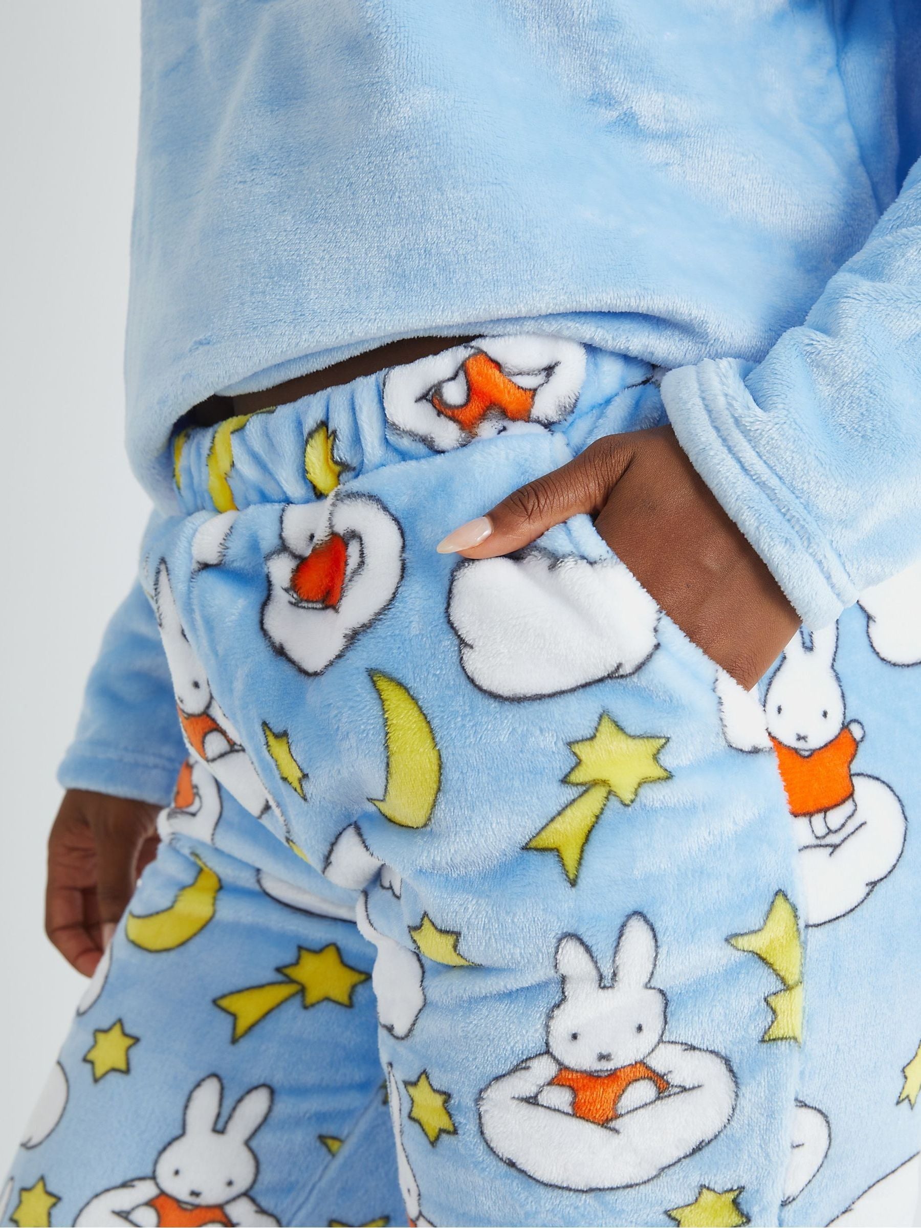 Buy Skinnydip Blue Miffy x Skinnydip Cloud Fleece Pyjamas Set from
