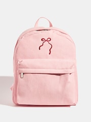 Skinnydip Pink Bow Embroidered Backpack - Image 1 of 5