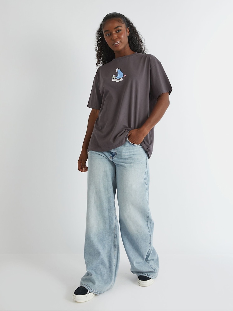 Skinnydip Grey Disney Winnie The Pooh Eeyore T-Shirt - Image 1 of 4