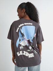 Skinnydip Grey Disney Winnie The Pooh Eeyore T-Shirt - Image 2 of 4