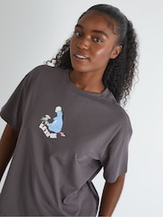 Skinnydip Grey Disney Winnie The Pooh Eeyore T-Shirt - Image 3 of 4