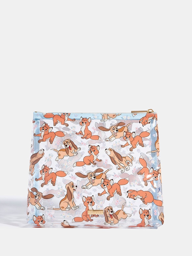 Skinnydip Pink Disney x Skinnydip Fox and The Hound Wash Bag - Image 2 of 5