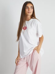 Skinnydip White The Simpsons x Homer Donuts T-Shirt - Image 1 of 4