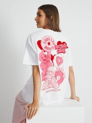 Skinnydip White The Simpsons x Homer Donuts T-Shirt - Image 4 of 4