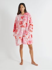 Skinnydip Pink Disney Cars Pink Blanket Hoodie - Image 3 of 5