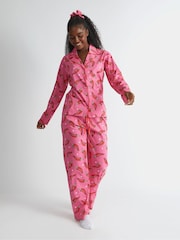 Skinnydip Pink Chilli Sparkle Pyjama Set - Image 1 of 6