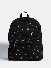 Skinnydip Black Celestial Silver Cord Backpack - Image 1 of 6