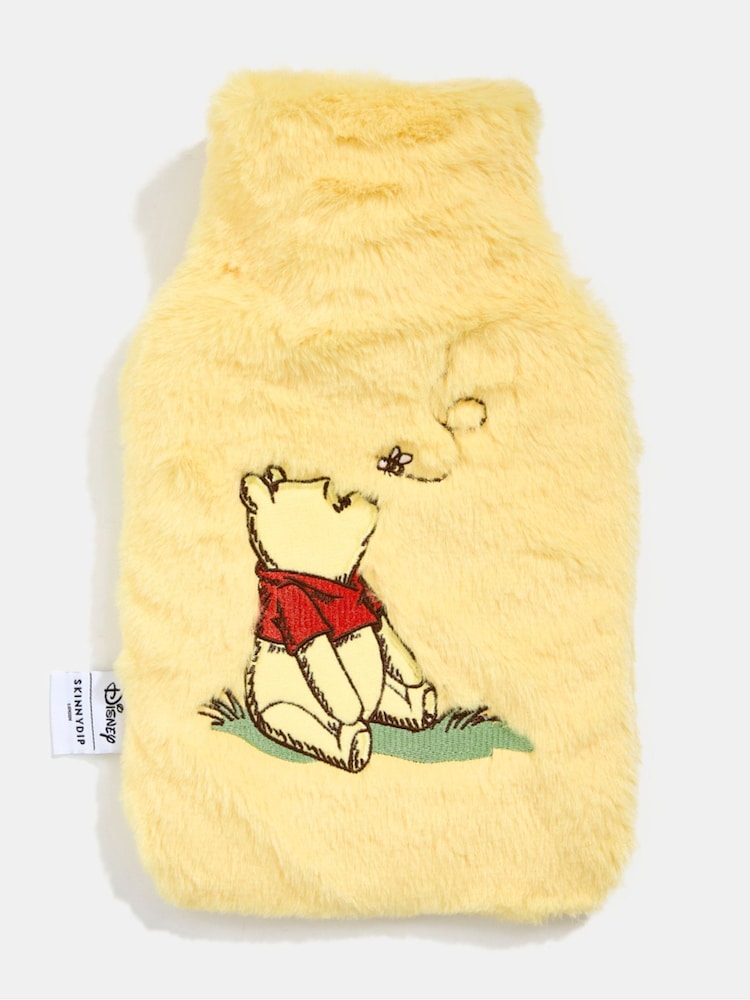 Skinnydip Yellow Disney Winnie The Pooh Hot Water Bottle - Image 1 of 3 Skinnydip Yellow Disney Winnie The Pooh Hot Water Bottle - Image 1 of 3