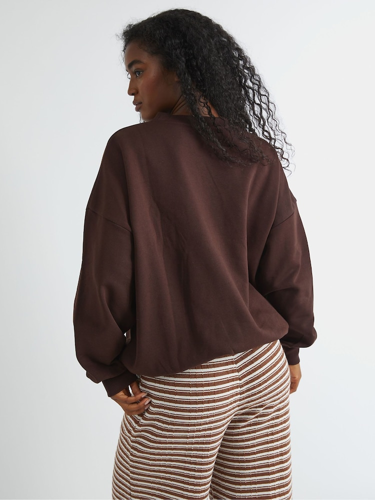 Skinnydip Peanuts x Skinnydip Snoopy Wrap Up Warm Sweatshirt - Slika 2 iz 4