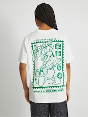 Skinnydip White Disney Donald Duck Poster T-Shirt - Image 2 of 4