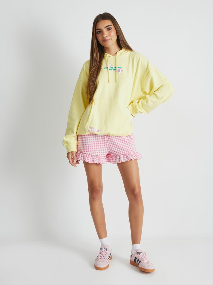 Skinnydip Yellow Disney Finding Nemo Just Keep Swimming Hoodie - Image 1 of 5