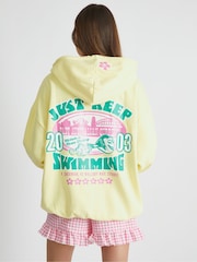 Skinnydip Yellow Disney Finding Nemo Just Keep Swimming Hoodie - Image 4 of 5