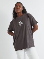 Skinnydip Grey Peanuts x Skinnydip Snoopy Have A Nice Day T-Shirt - Image 1 of 4