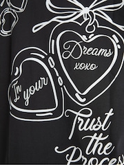 Skinnydip Black Trust The Process T-Shirt - Image 4 of 4