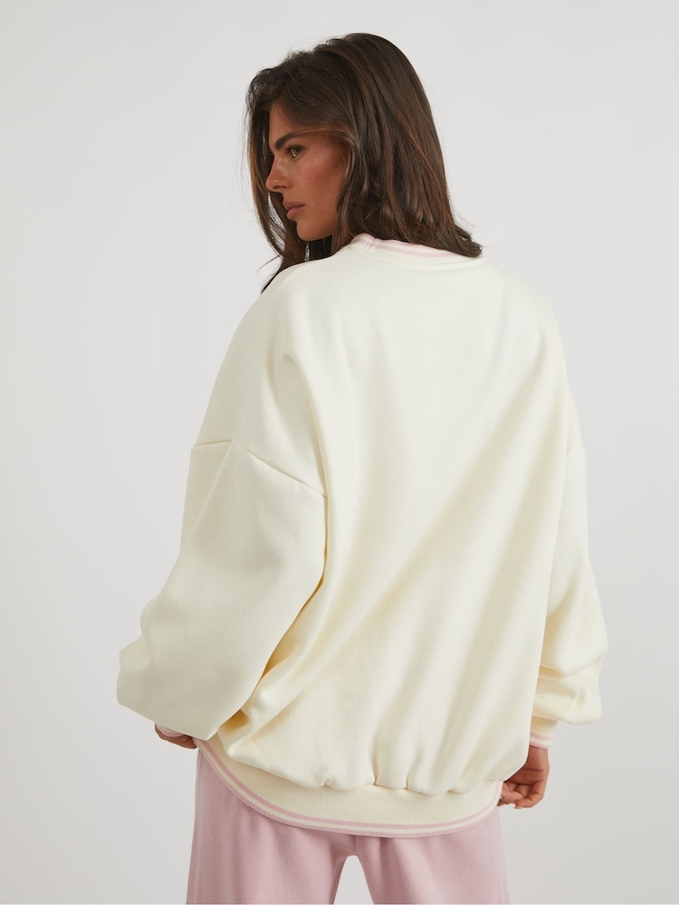 Skinnydip White Disney Princess Sweatshirt - Image 5 of 5