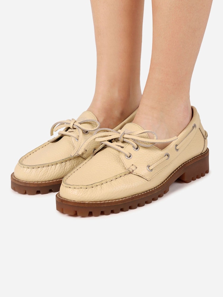 Bronx Yellow Sienna Leather Boot Shoes - Image 1 of 6