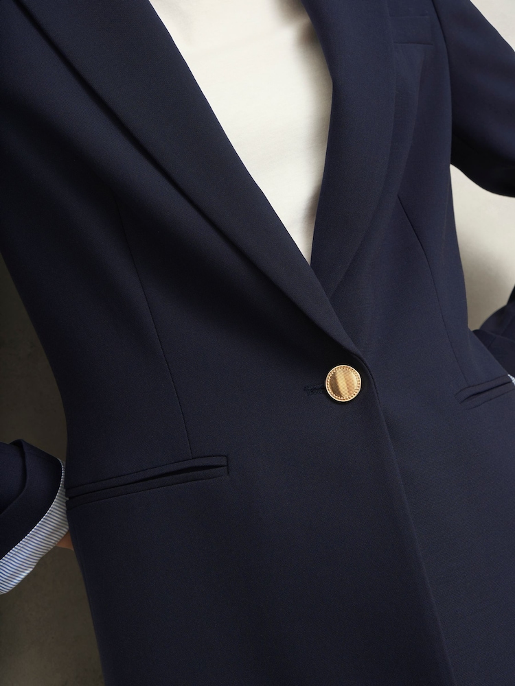 Hobbs Blue Gianna Jacket - Image 4 of 4 Hobbs Blue Gianna Jacket - Image 4 of 4